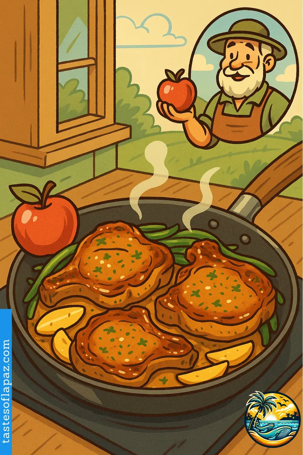 Applesauce Pork Chops