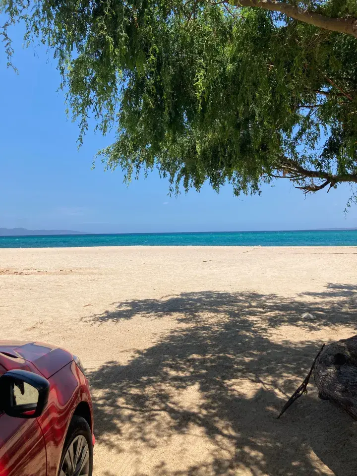 Shade to enjoy the weather in La Ventana.