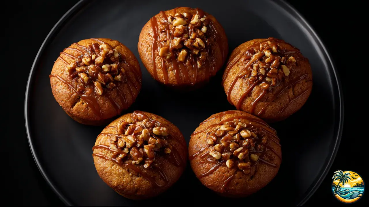 Caramel Banana Muffins