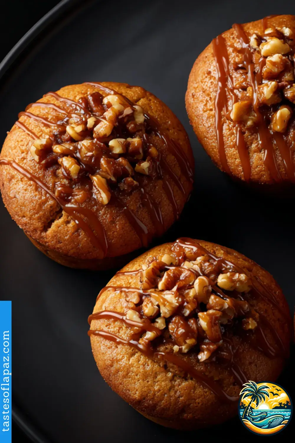 Caramel Banana Muffins