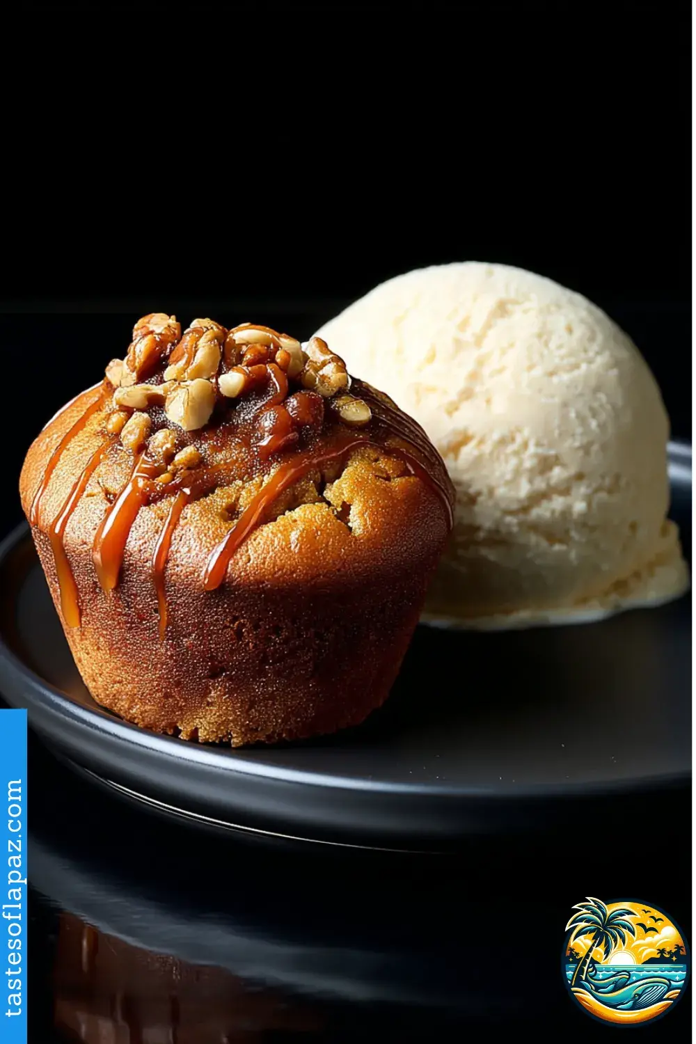 Caramel Banana Muffins