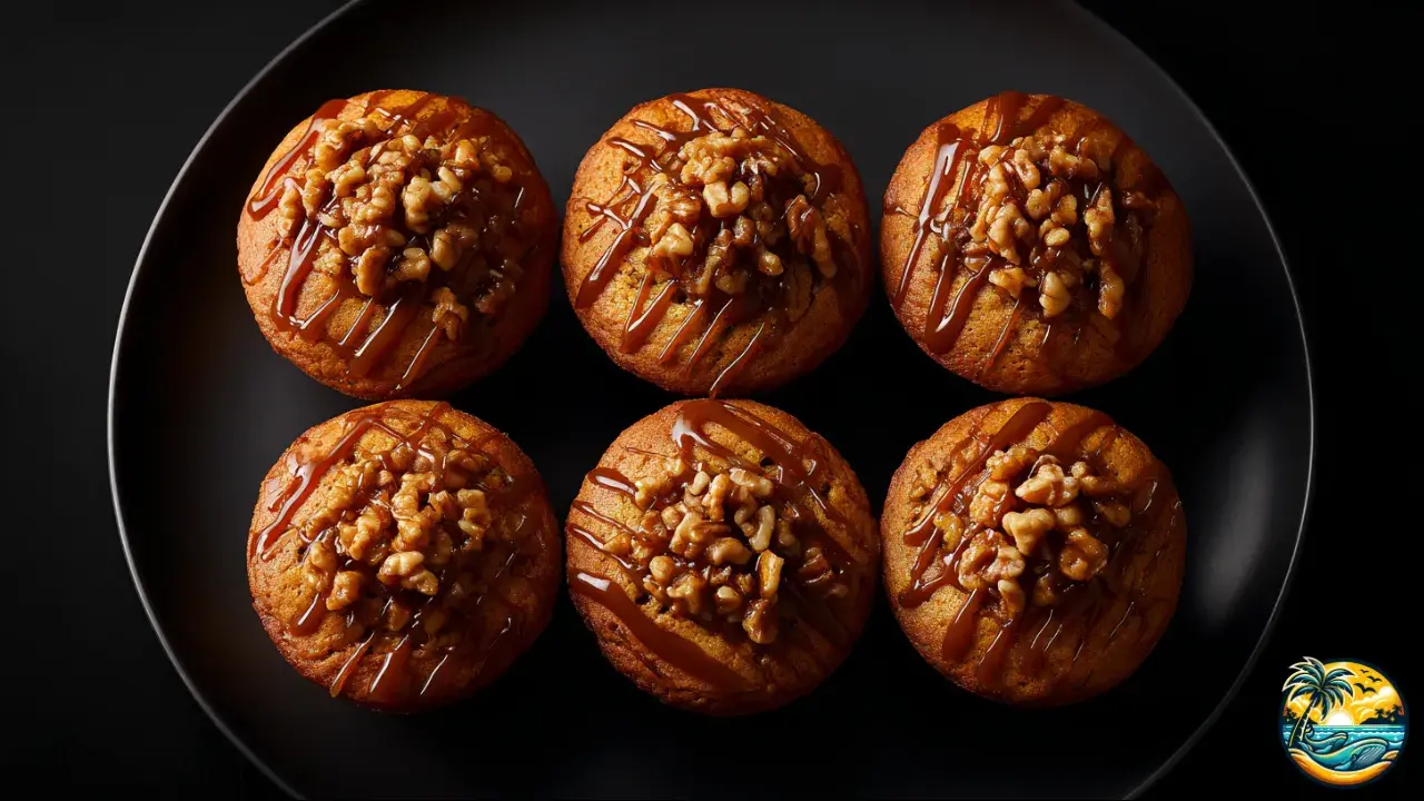 Caramel Banana Muffins
