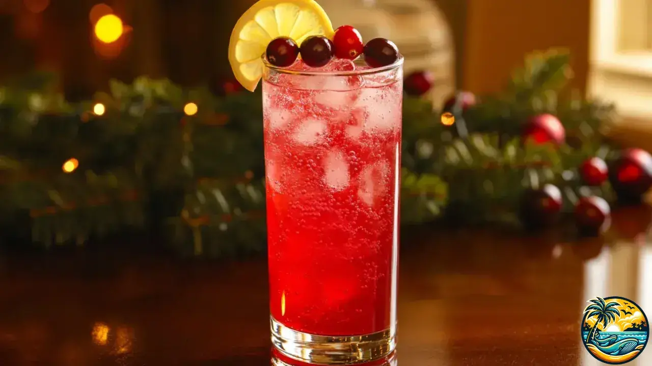 Cranberry Spritzer Mocktail