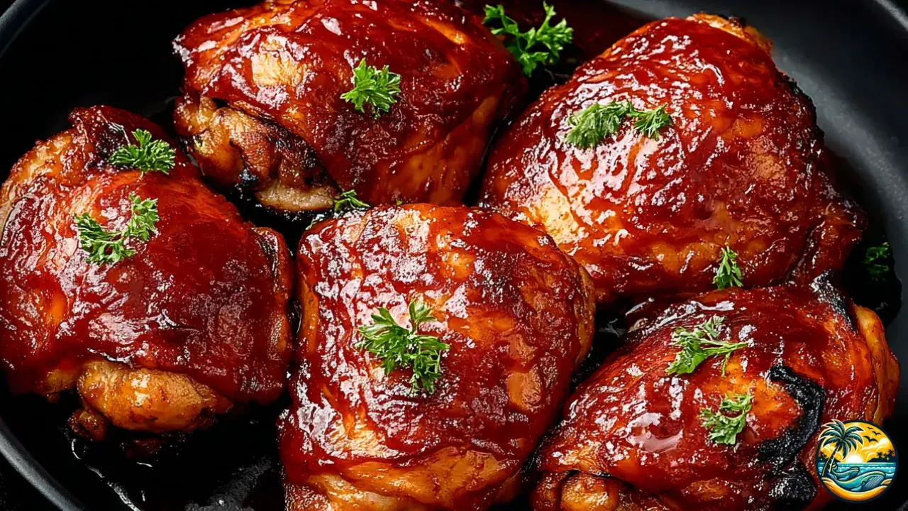 Crock Pot BBQ Chicken Thighs