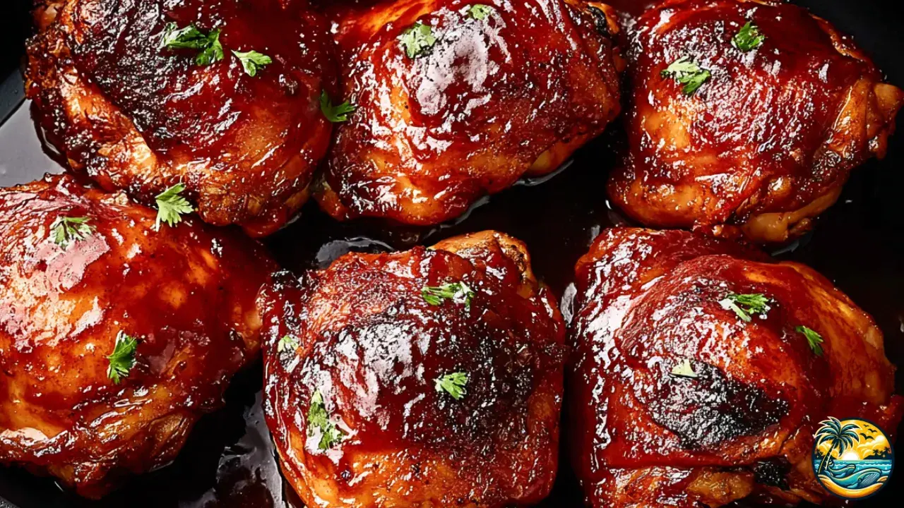 Crock Pot BBQ Chicken Thighs
