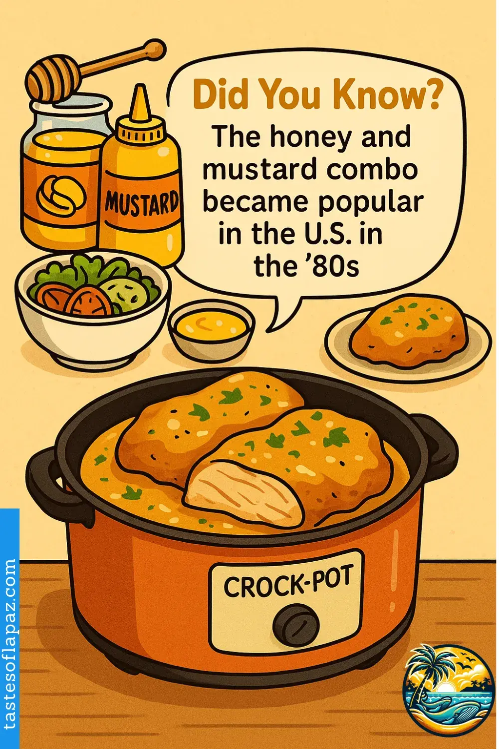 Crock Pot Honey Mustard Chicken