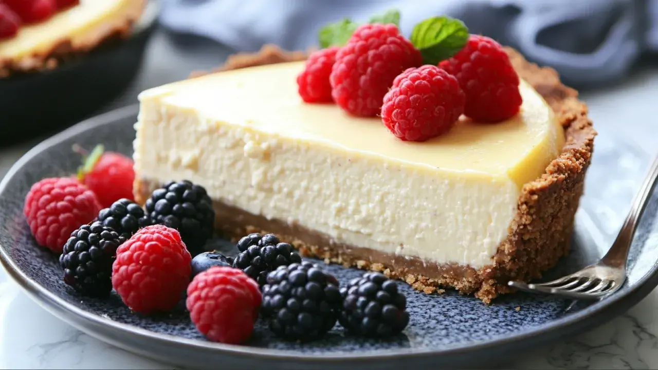 Cheesecake with Almond Crust