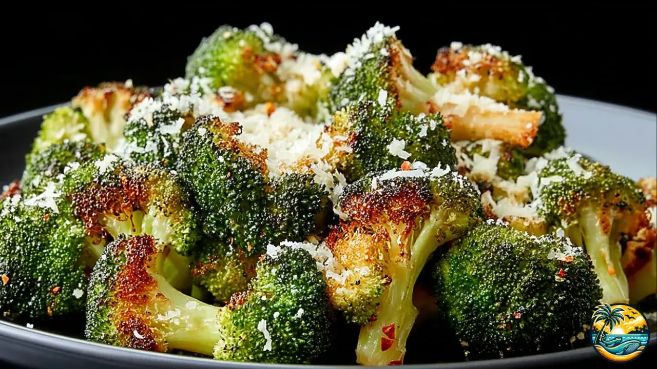 Garlic Parmesan Roasted Broccoli
