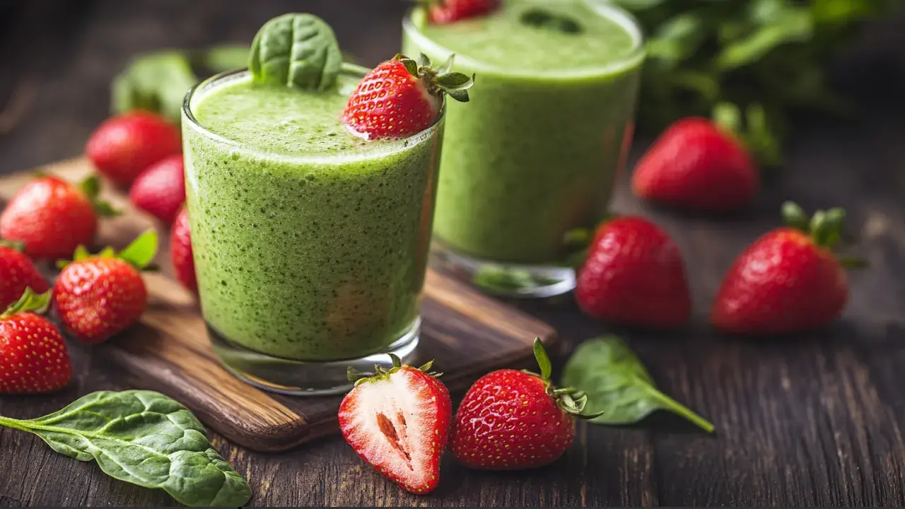Spinach and Strawberry Smoothie