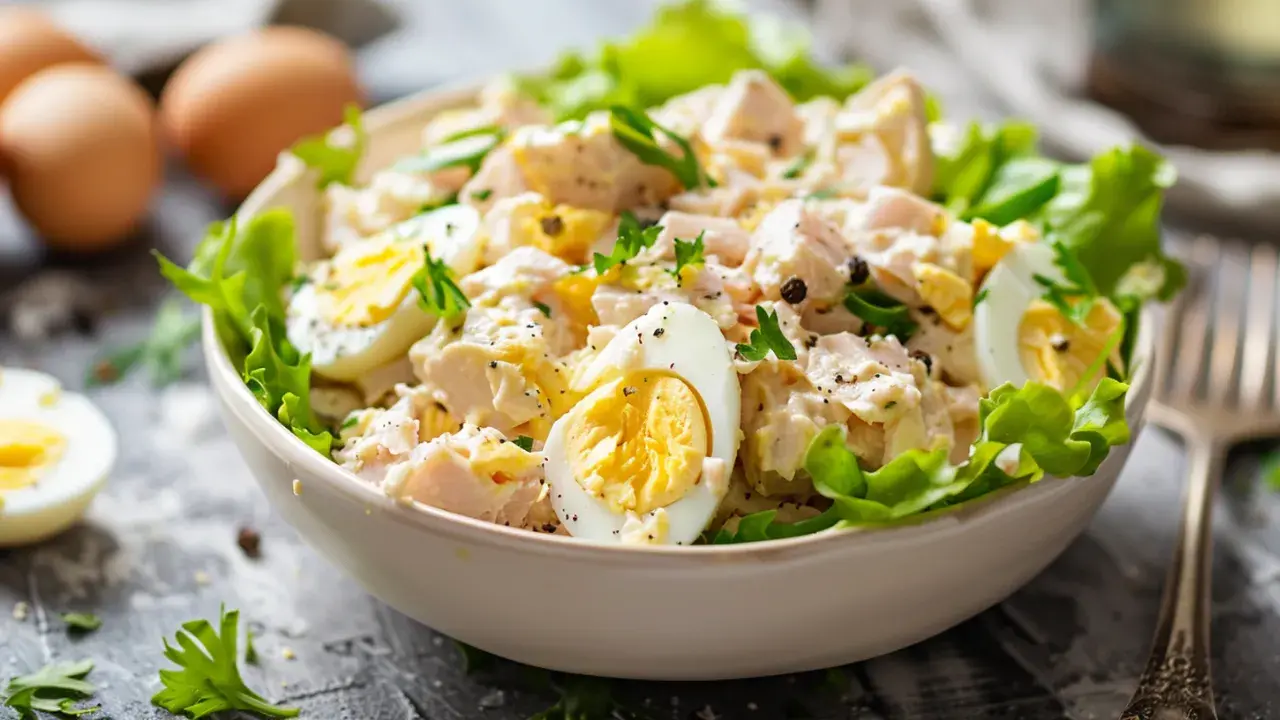 Tuna and Hard-Boiled Egg Salad (Quick Recipe)