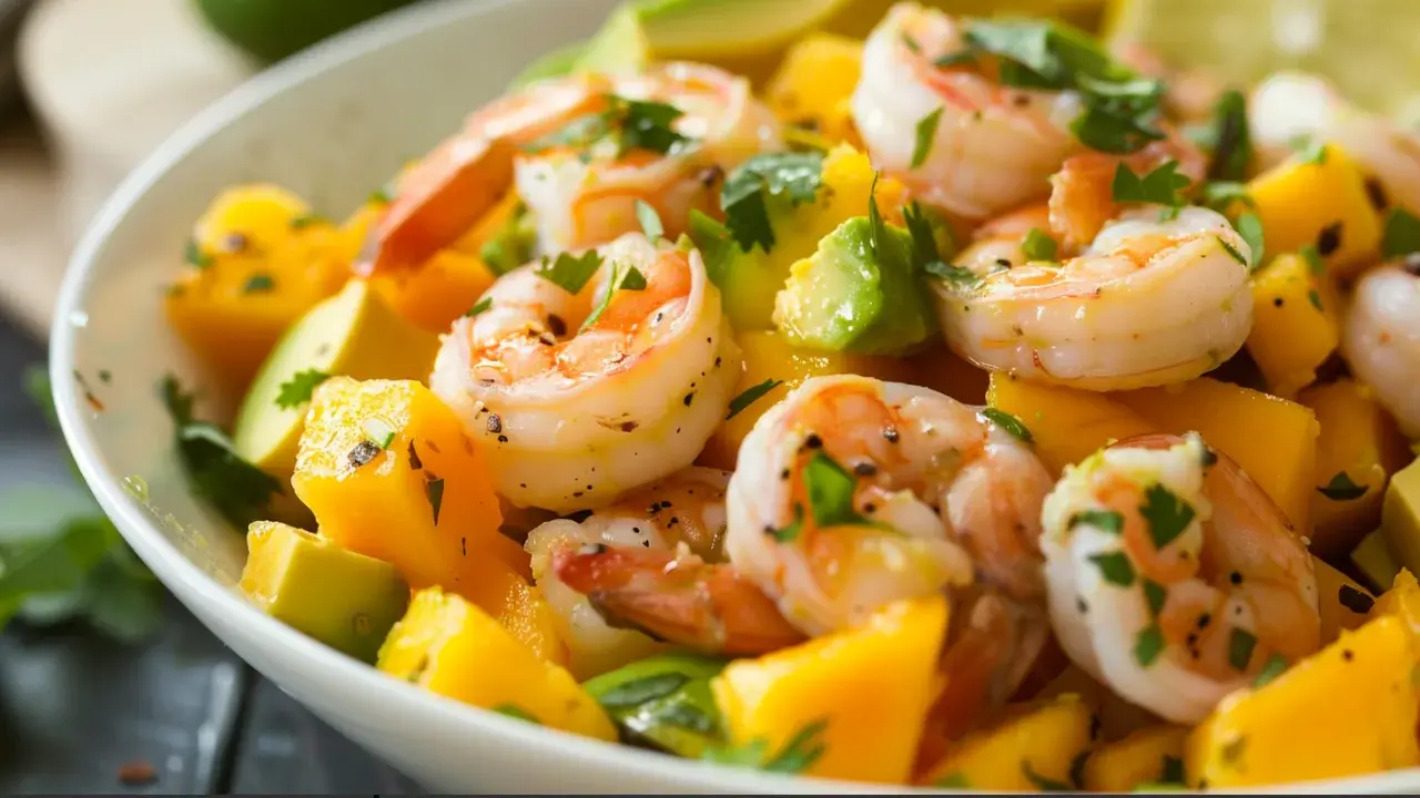 Shrimp, Avocado, and Mango Salad