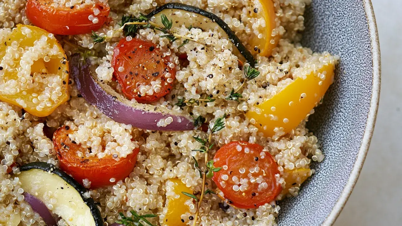 Quinoa Salad with Roasted Vegetables