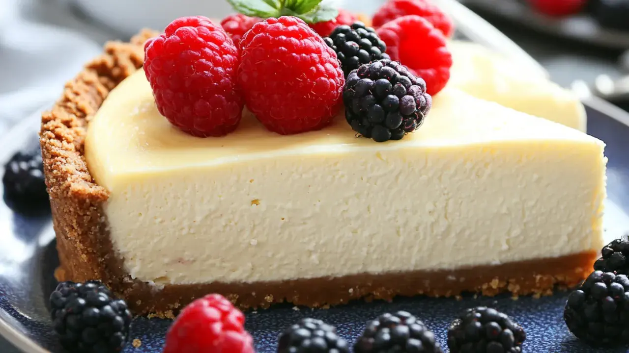 Cheesecake with Almond Crust