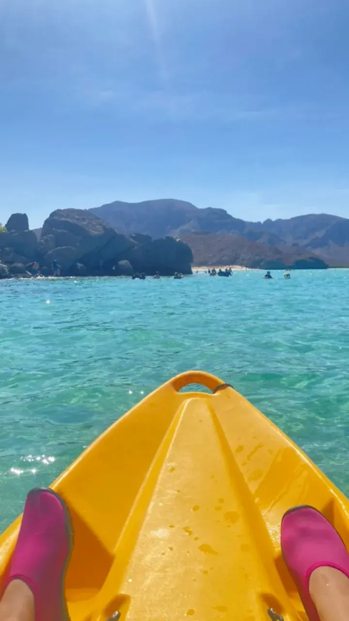 Kayaking at Balandra.
