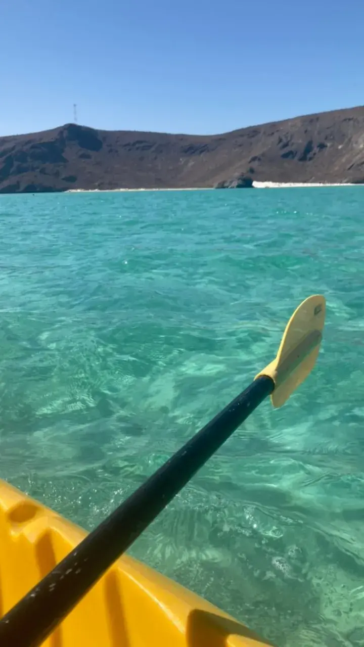 Kayaking at Balandra.