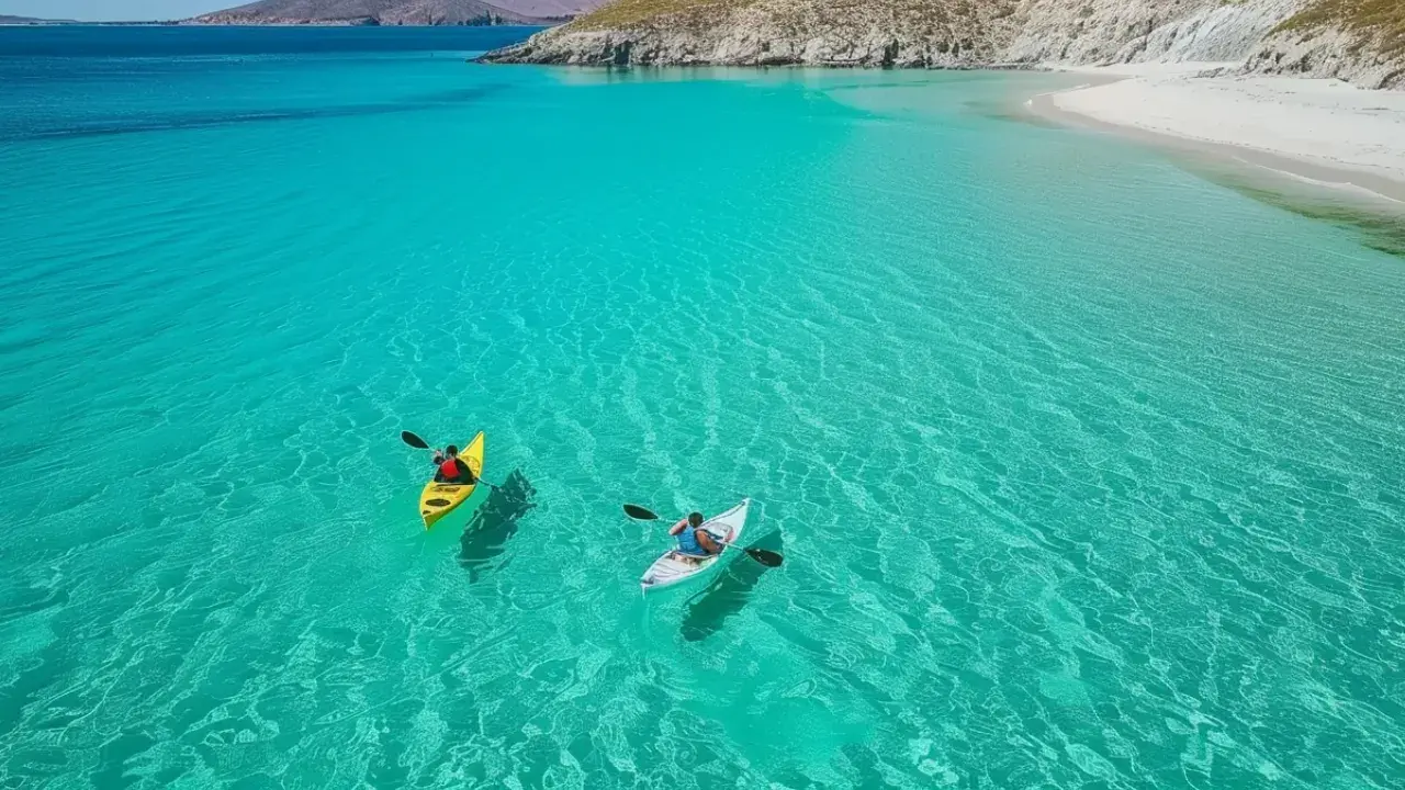 Kayaking at Balandra is a must-do activity.