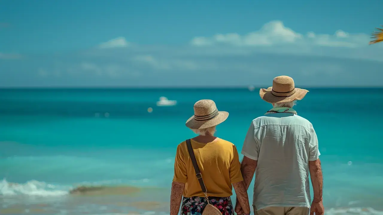 Seniors traveling to the Beach