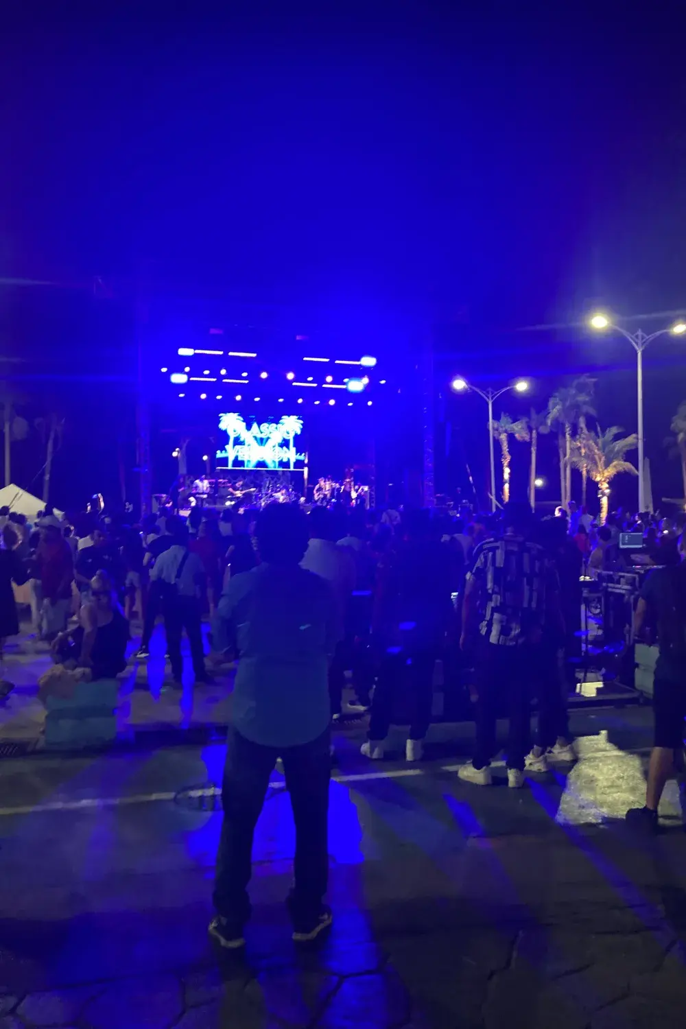 A live concert on the Malecon.
