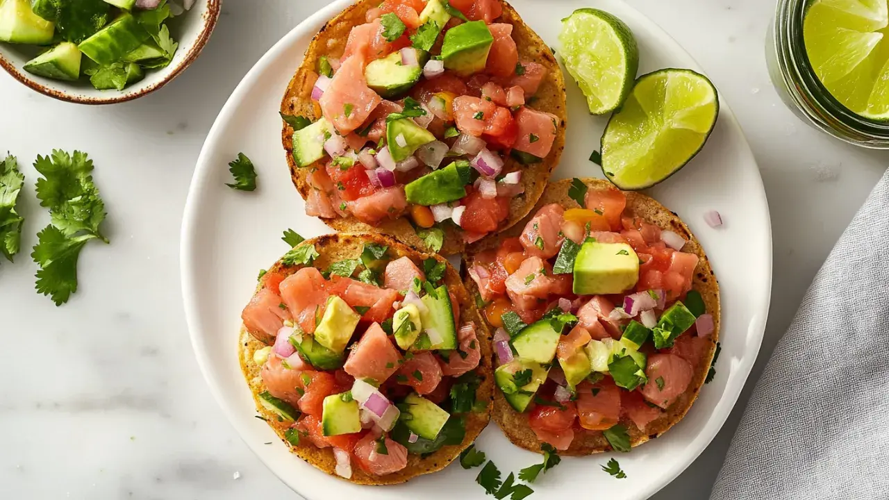 Lemon Raw Tuna Tostada
