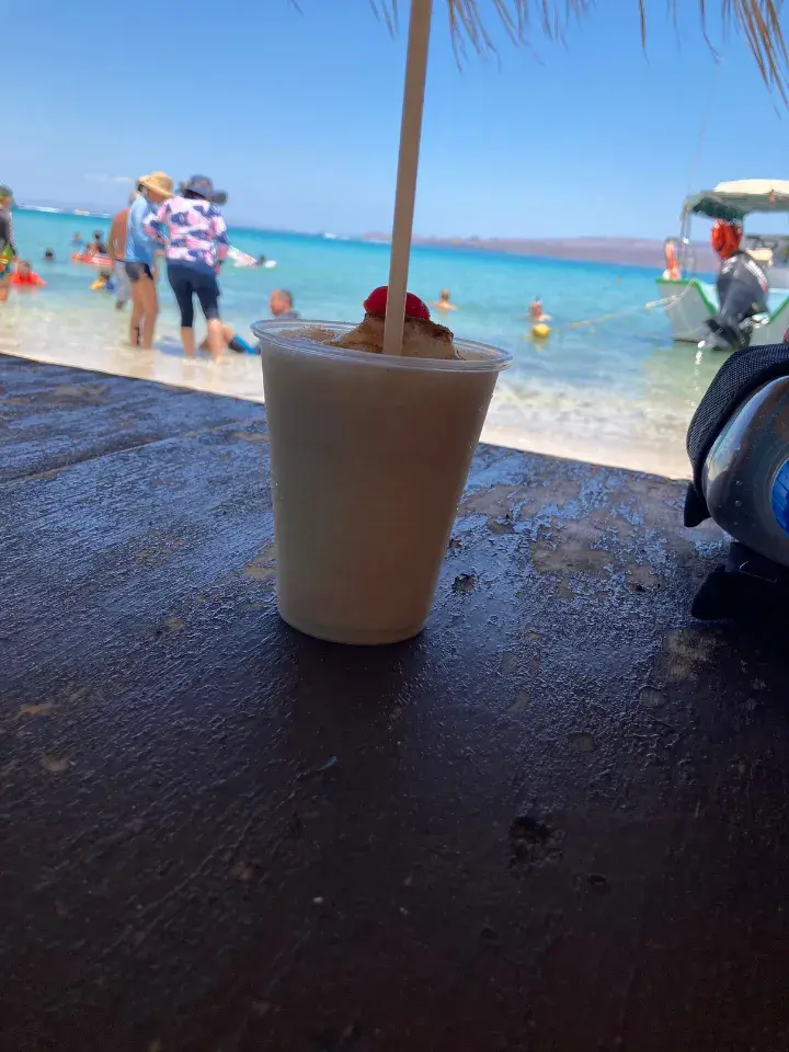 Piña Colada at El Tecolote Beach