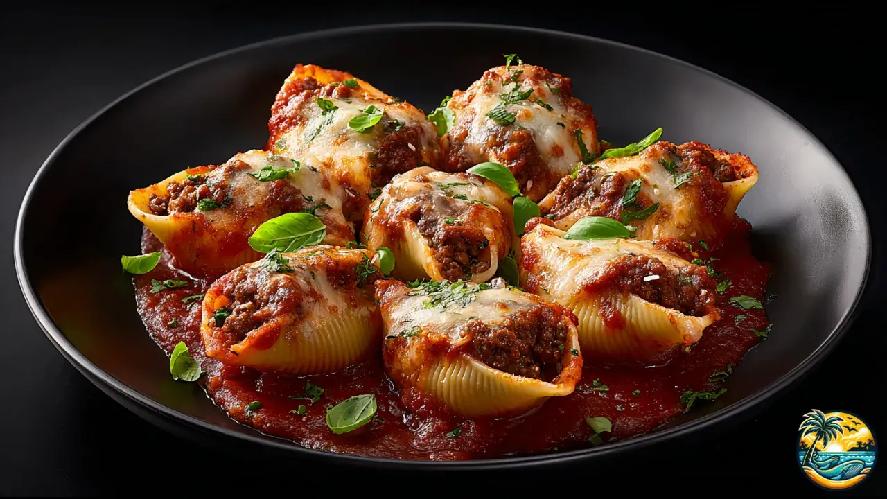 Slow Cooker Stuffed Shells with Meat