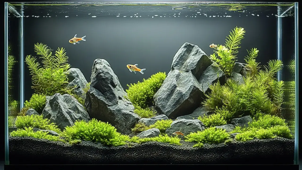 Japanese Iwagumi Style Aquarium