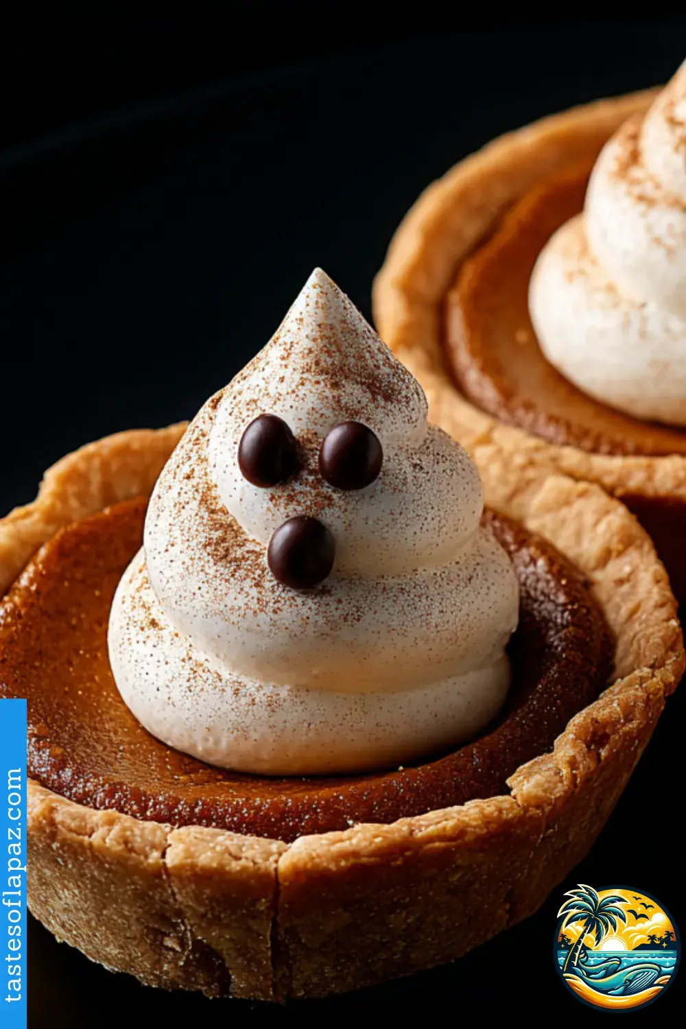 Spooky Mini Pumpkin Pies