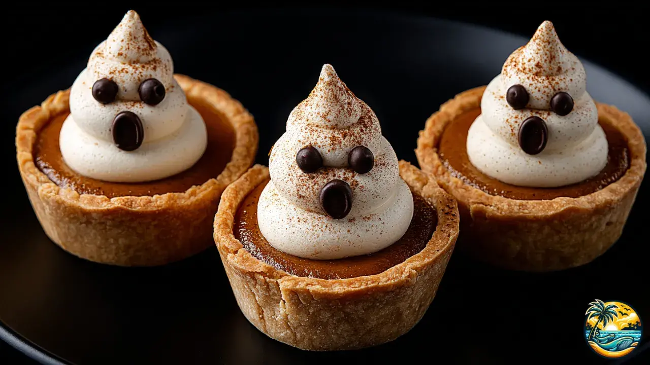 Spooky Mini Pumpkin Pies