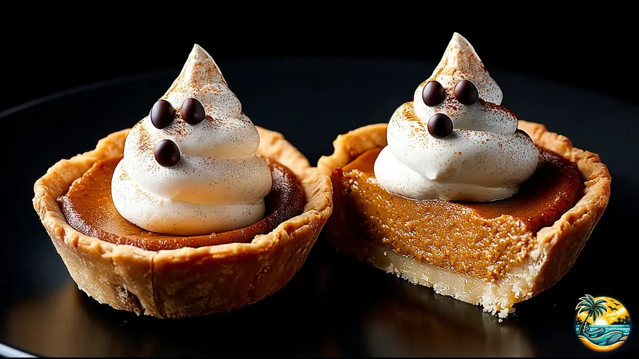 Spooky Mini Pumpkin Pies