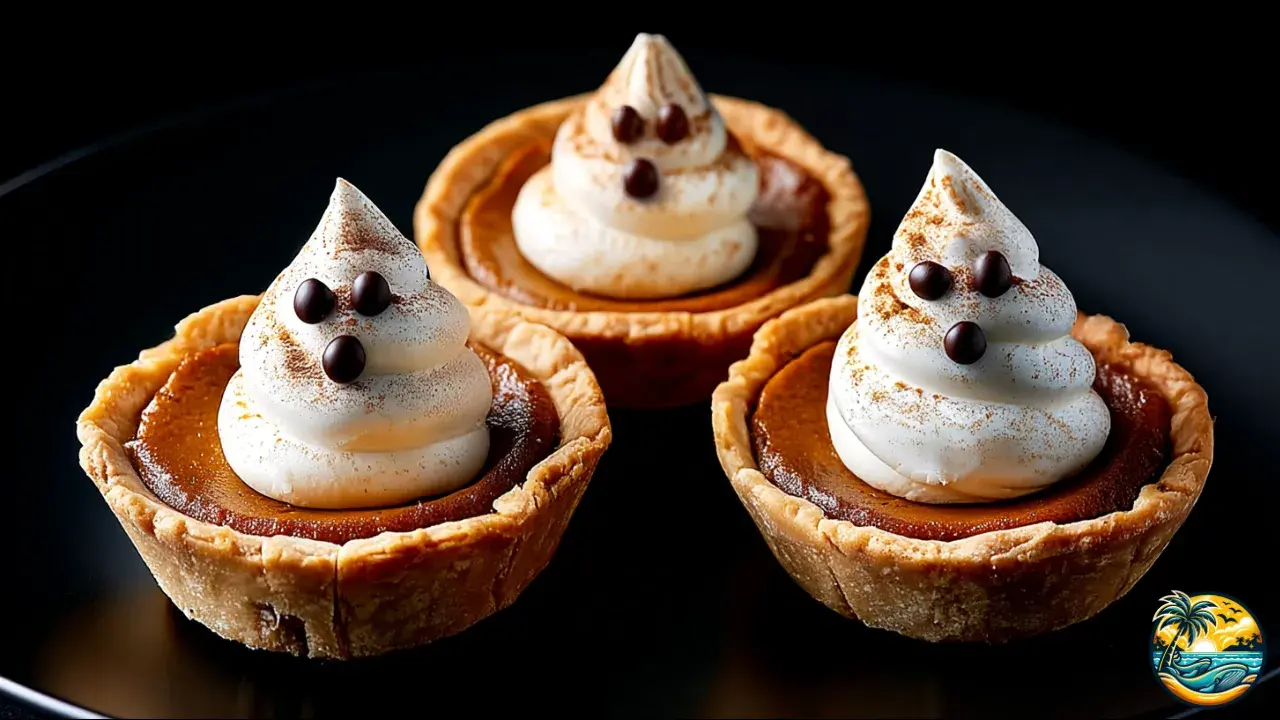 Spooky Mini Pumpkin Pies
