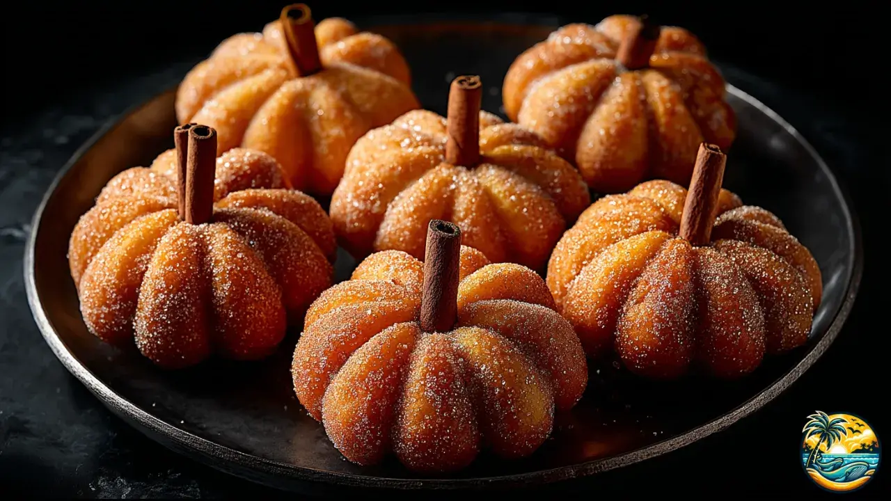 Spooky Pumpkin Donuts