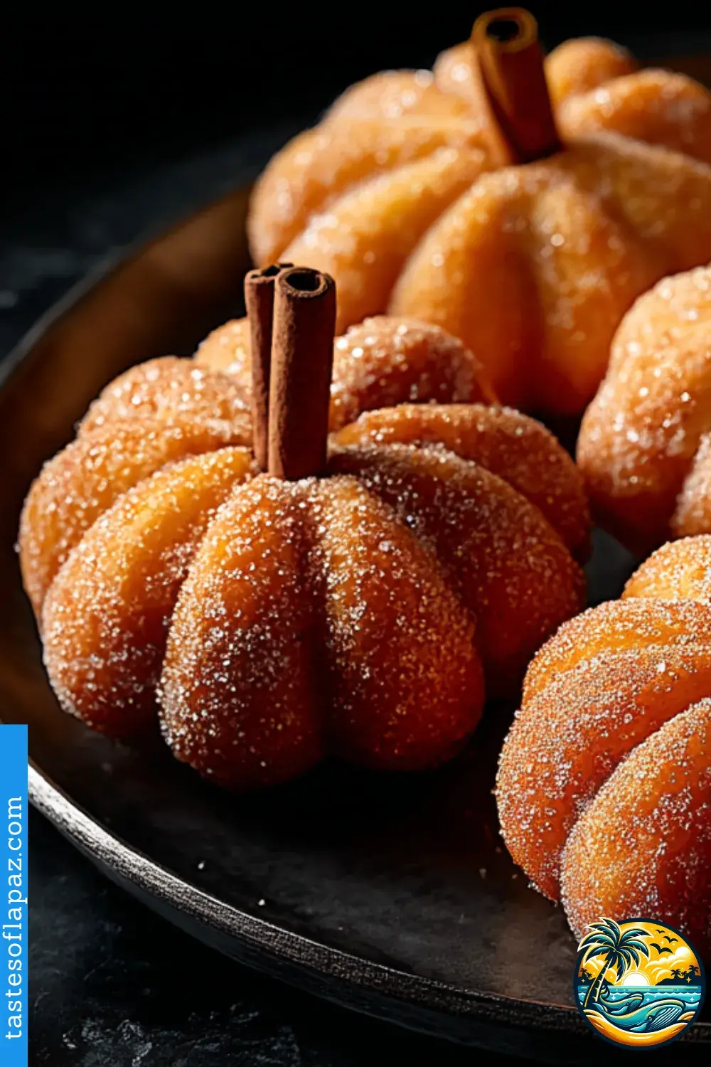 Spooky Pumpkin Donuts