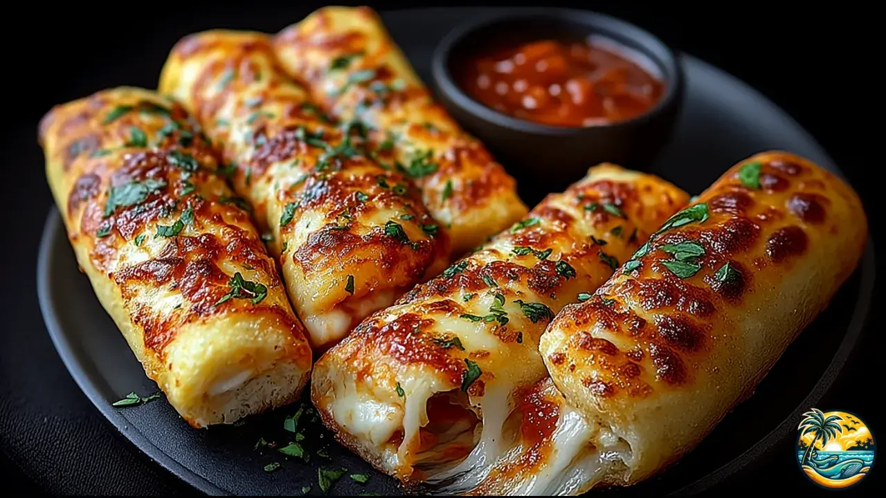 Stuffed Cheese Breadsticks
