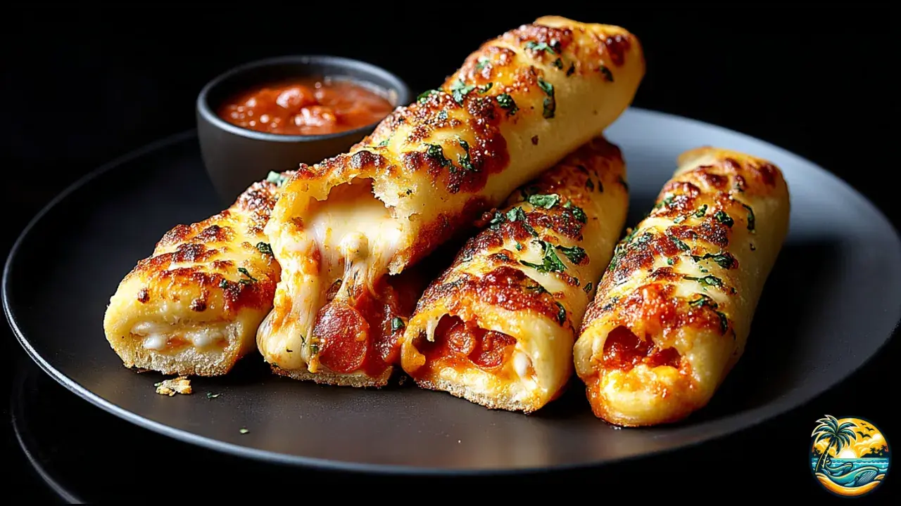 Stuffed Cheese Breadsticks

