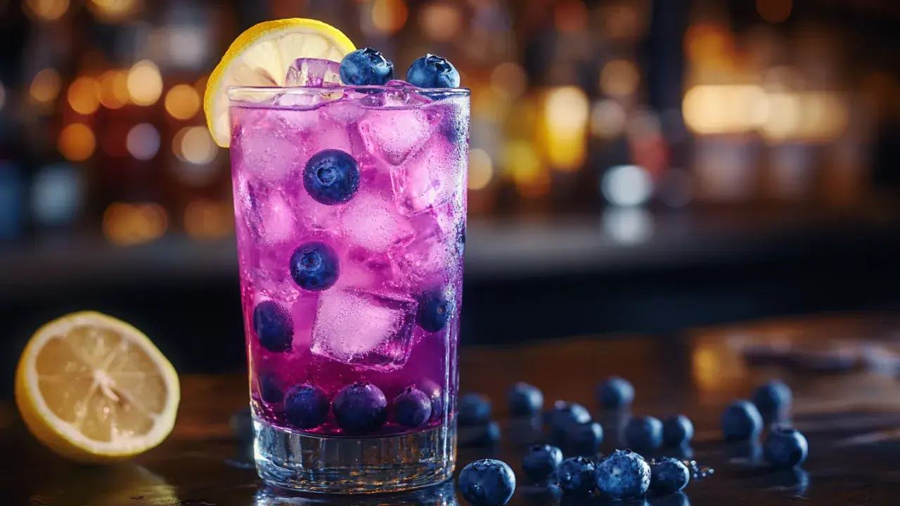 Blueberry Lemon Sparkler